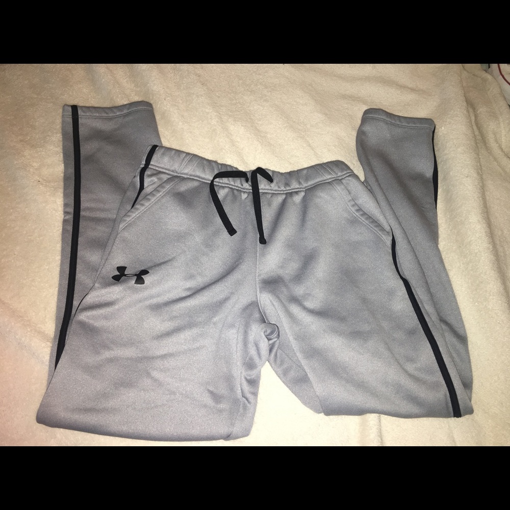 grey under armour joggers